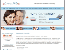 Tablet Screenshot of capexmd.com
